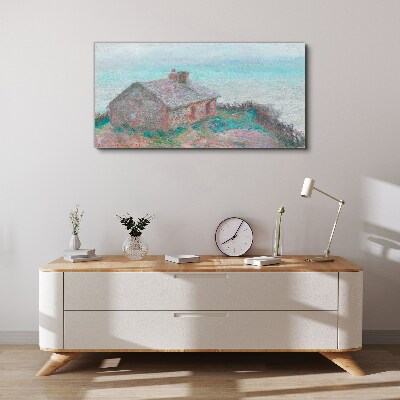 House by the sea Print on canvas