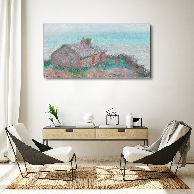 House by the sea Print on canvas