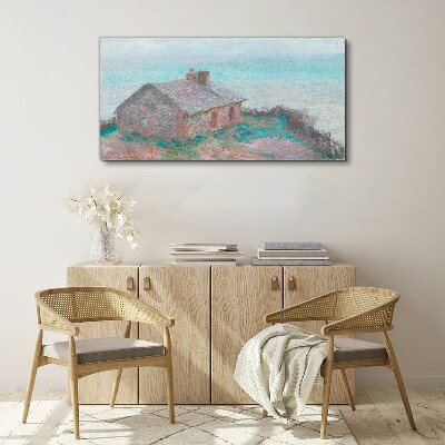 House by the sea Print on canvas