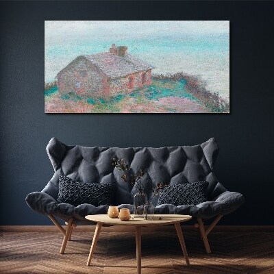 House by the sea Print on canvas