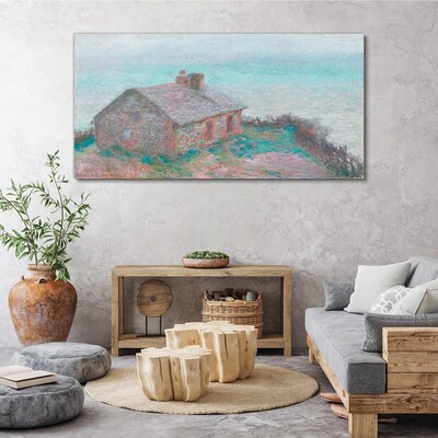 House by the sea Print on canvas
