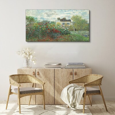 Monet garden nature Canvas print