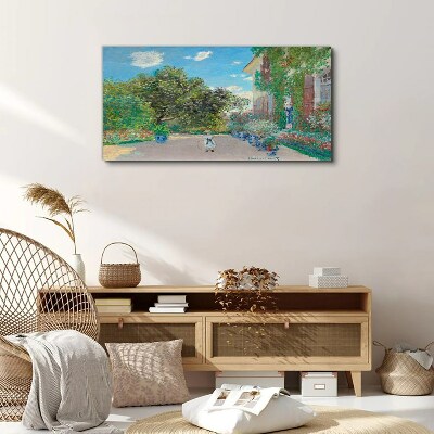 The Garden at Giverny Print on canvas