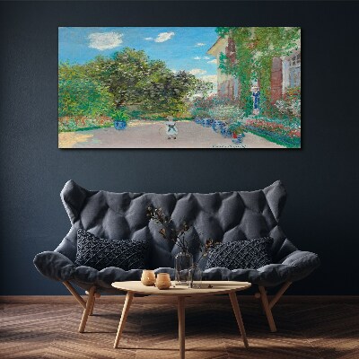 The Garden at Giverny Print on canvas