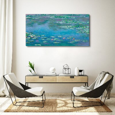 Water lilies Print on canvas