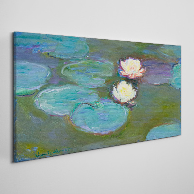 Water lilies Print on canvas