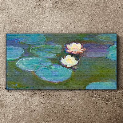 Water lilies Print on canvas