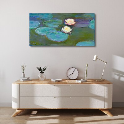 Water lilies Print on canvas