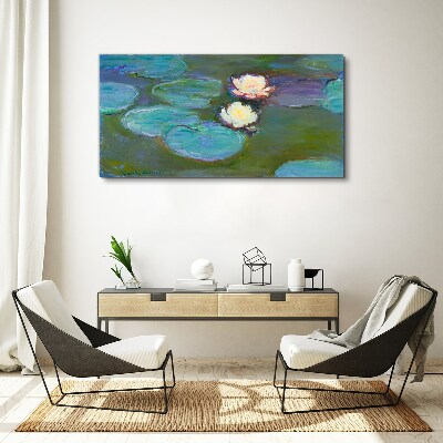 Water lilies Print on canvas