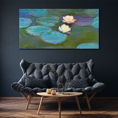 Water lilies Print on canvas