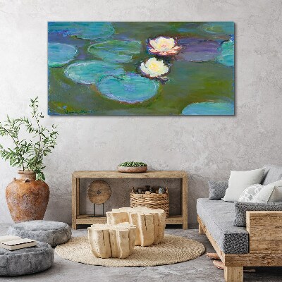 Water lilies Print on canvas