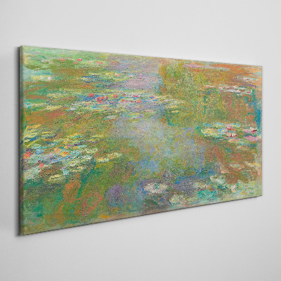 Water lilies Canvas wall art