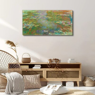Water lilies Canvas wall art