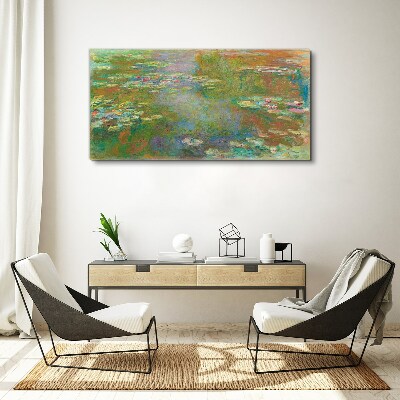 Water lilies Canvas wall art