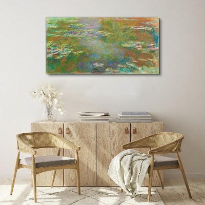 Water lilies Canvas wall art
