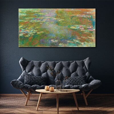 Water lilies Canvas wall art