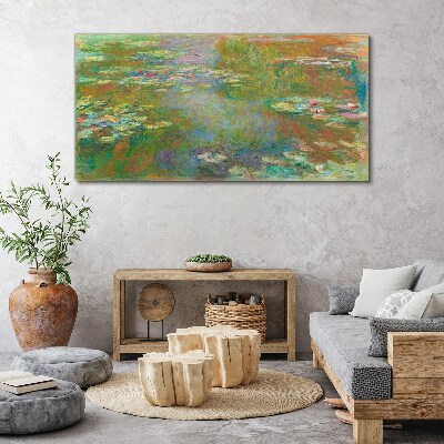Water lilies Canvas wall art