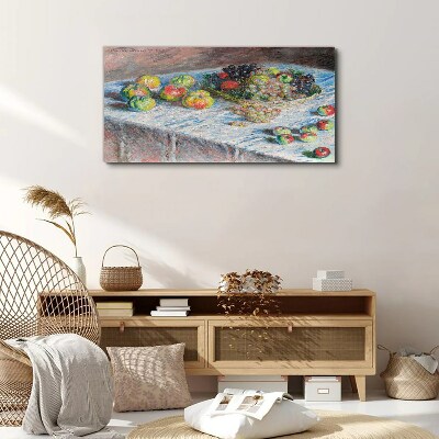 Still life with fruit Print on canvas
