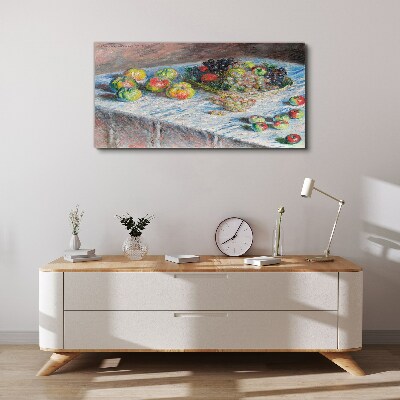 Still life with fruit Print on canvas