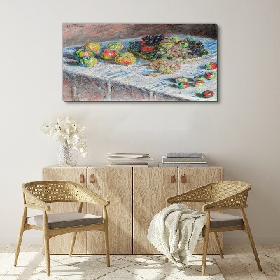 Still life with fruit Print on canvas
