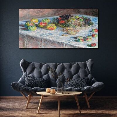 Still life with fruit Print on canvas