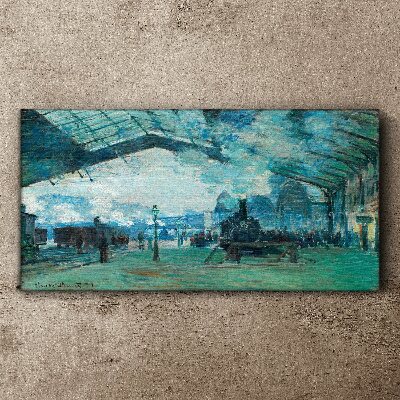 Paris Railway Station Canvas wall art
