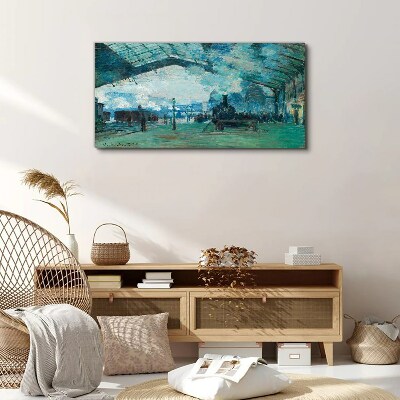 Paris Railway Station Canvas wall art
