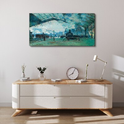 Paris Railway Station Canvas wall art