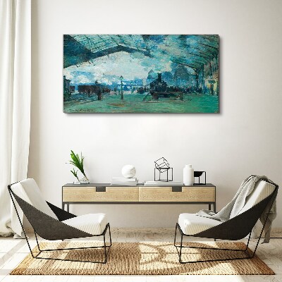 Paris Railway Station Canvas wall art