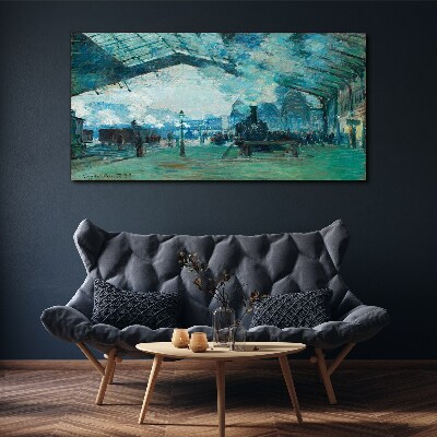 Paris Railway Station Canvas wall art