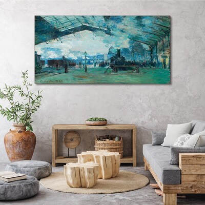 Paris Railway Station Canvas wall art
