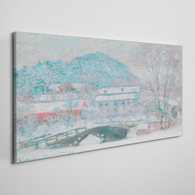 Winter landscape Print on canvas