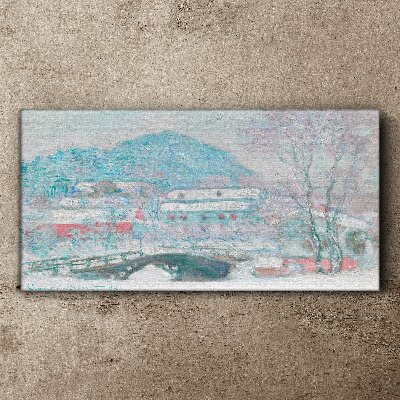 Winter landscape Print on canvas