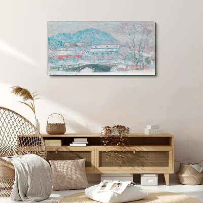 Winter landscape Print on canvas