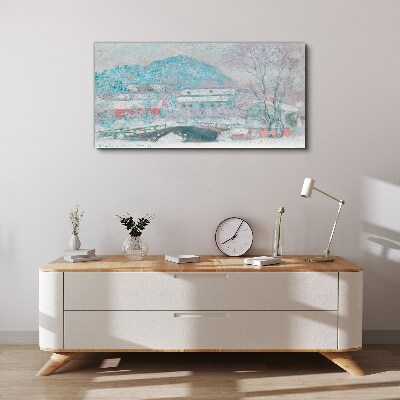 Winter landscape Print on canvas