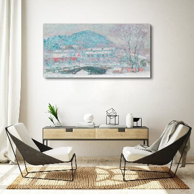 Winter landscape Print on canvas
