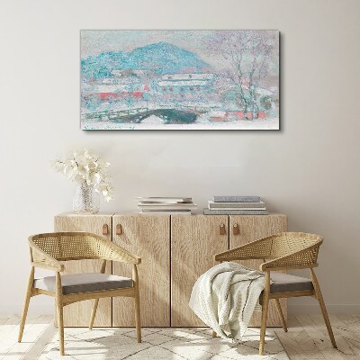 Winter landscape Print on canvas