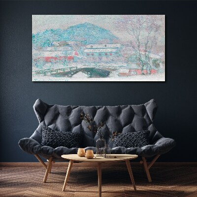 Winter landscape Print on canvas