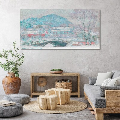 Winter landscape Print on canvas