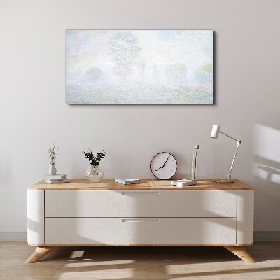 Misty landscape Canvas wall art
