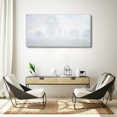 Misty landscape Canvas wall art
