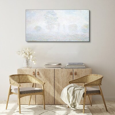 Misty landscape Canvas wall art