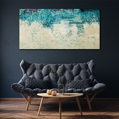 The sea in shades of blue Canvas wall art