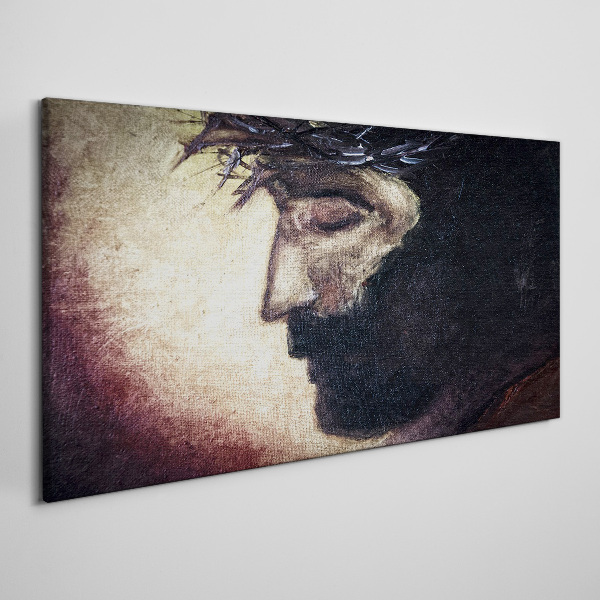 Religious jesus crown Canvas Wall art