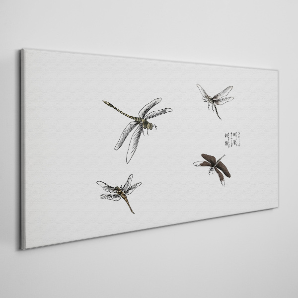 Butterflies in flight Canvas wall art