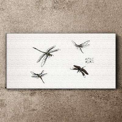 Butterflies in flight Canvas wall art