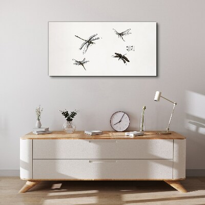 Butterflies in flight Canvas wall art