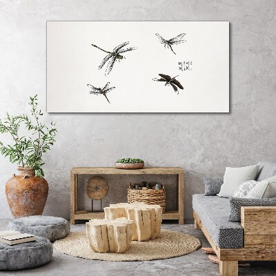 Butterflies in flight Canvas wall art