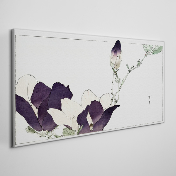 Floral beauty in delicate shades Canvas wall art