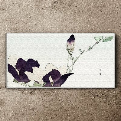 Floral beauty in delicate shades Canvas wall art